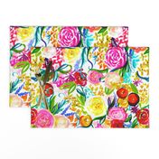 Neon Summer Floral (Medium Scale