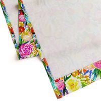 Neon Summer Floral (Medium Scale