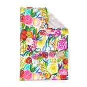 Neon Summer Floral (Medium Scale