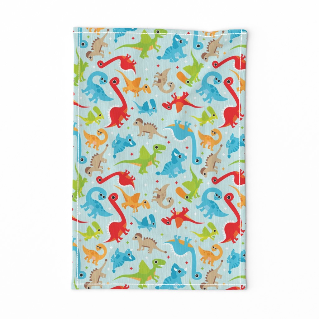 Cute dancing dino fun colorful dinosaur design for boys