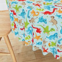 Cute dancing dino fun colorful dinosaur design for boys