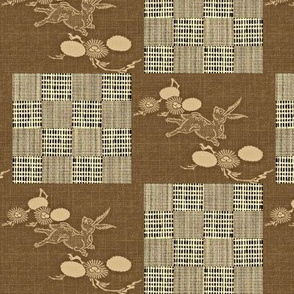 Woodland Hare - brown, beige, buttermilk