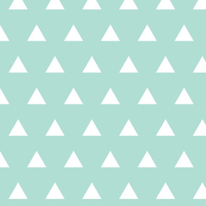 aqua triangles