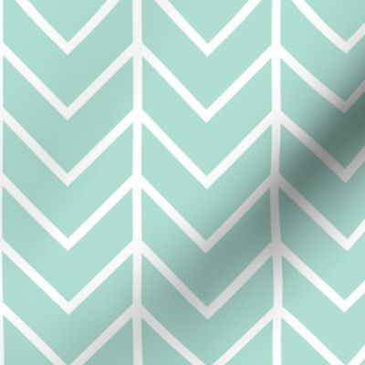 aqua chevron