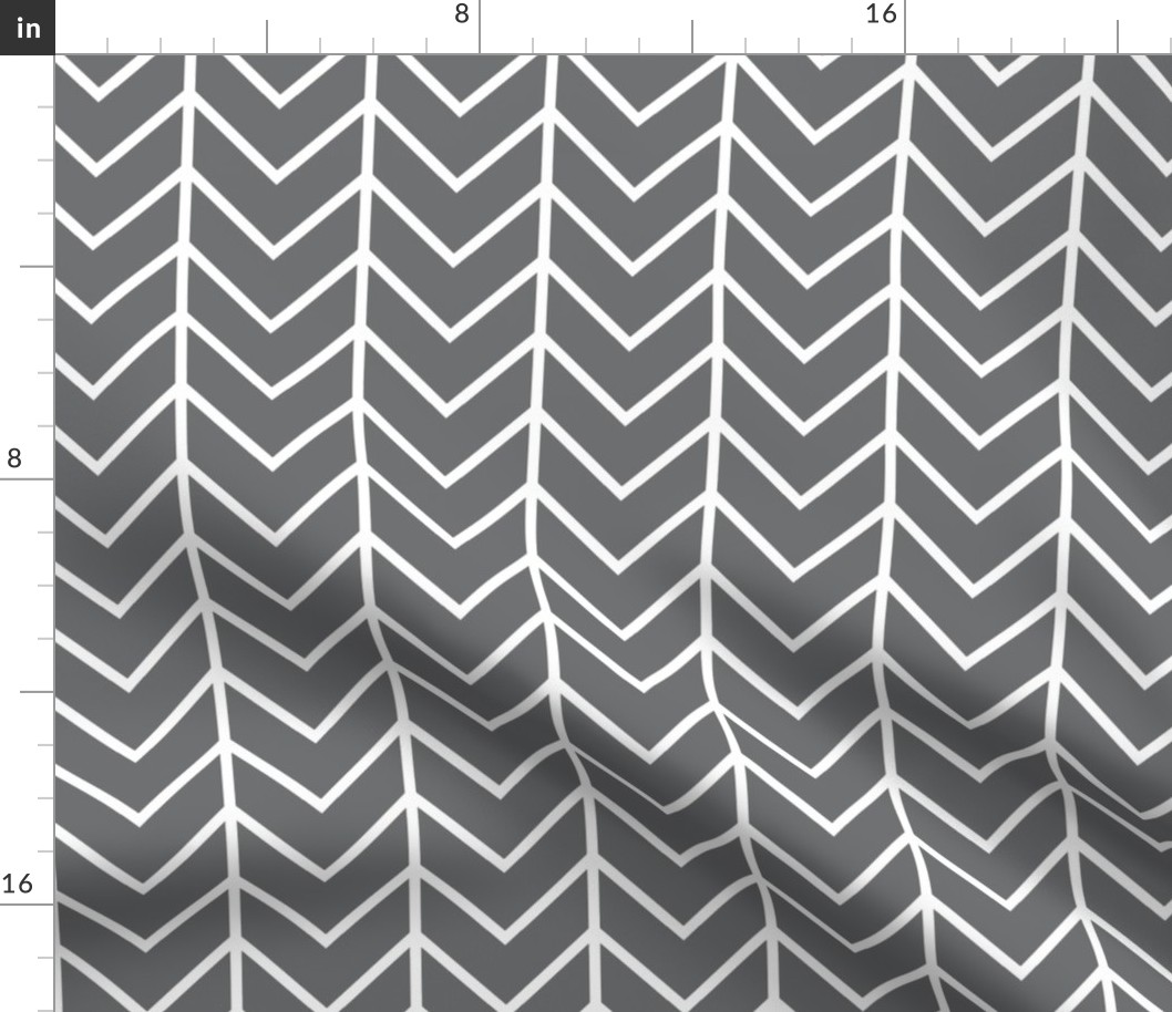 charcoal chevron