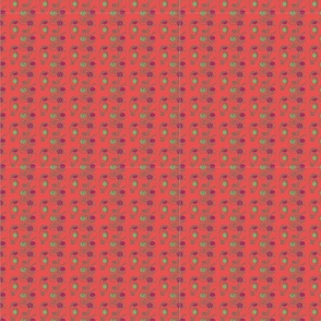 abstract pattern on red