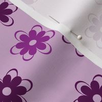 Purple flower pattern