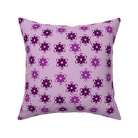 Purple flower pattern