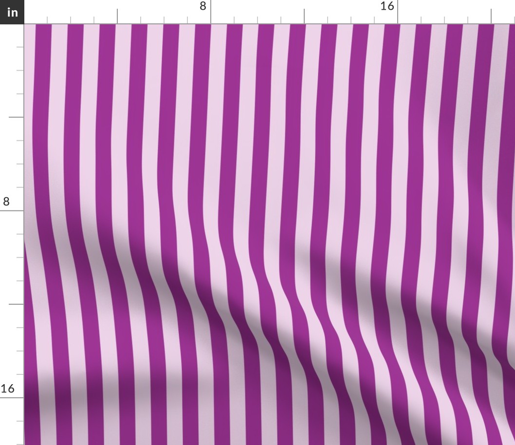 Uniform vertical stripes in a sophisticated purple spectrum.