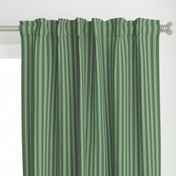 Crisp vertical stripes in shades of mint to forest green, evoking woodland vitality.