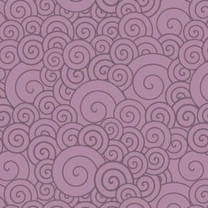 Purple spirals