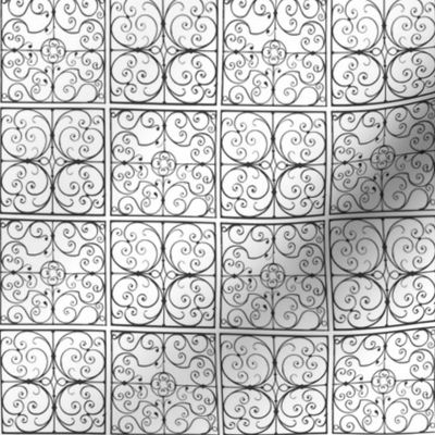 wrought iron tiles