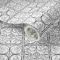 wrought iron tiles