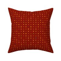 lingua geometrica - red and gold