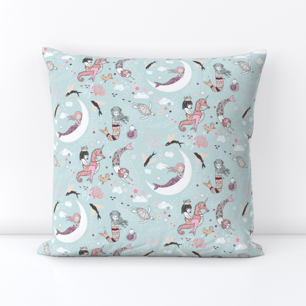 Mermaid Lullaby (sea foam) SMALL