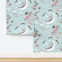 Mermaid Lullaby (sea foam) SMALL