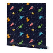 Dinosaurs In Space