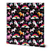 Unicorn rainbow dream adorable horse illustration for girls