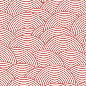 Concentric hills - coral