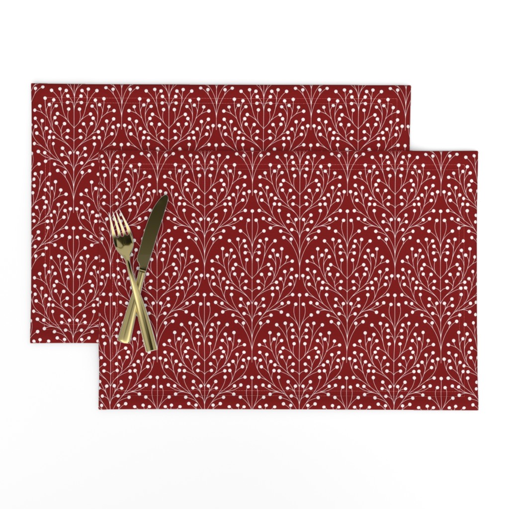 Berry shrub damask red