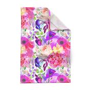 Pretty in Pink Watercolor Floral 