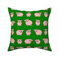 Green pigs!