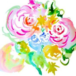  Spring Watercolor Floral Sketch