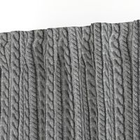 Knitting in grey