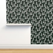 holiday trees // green holiday christmas fabric