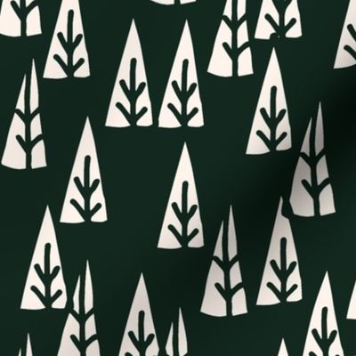 holiday trees // green holiday christmas fabric