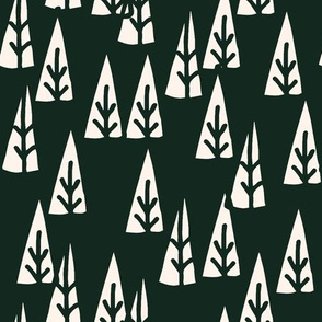 holiday trees // green holiday christmas fabric