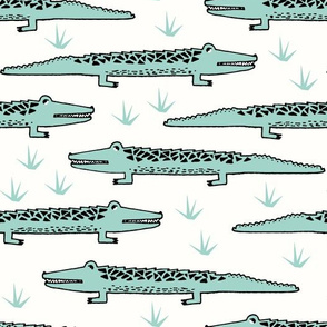 crocodiles // alligator fabric nursery baby boys design reptiles fabric reptile design andrea lauren fabric andrea lauren design