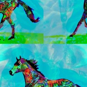 Celtic Horse 2 - Larger Repeat