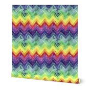 Painted Rainbow - Zigzag