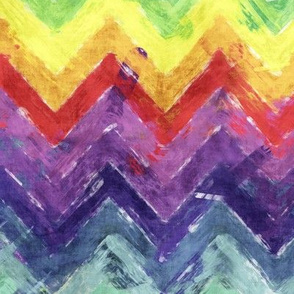 Painted Rainbow - Zigzag