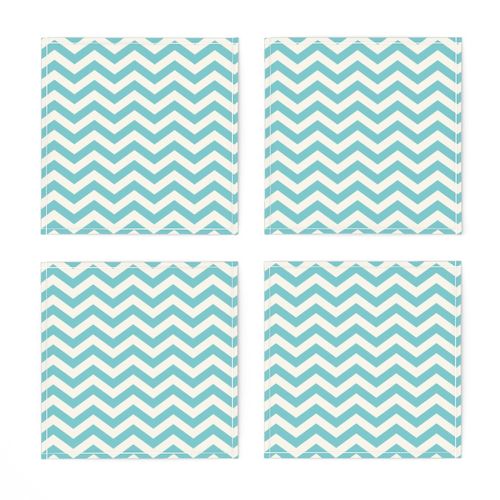 Chevron in Aqua