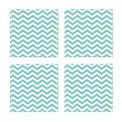 Chevron in Aqua