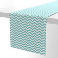 Chevron in Aqua