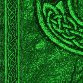 Ancient celtic circle green 