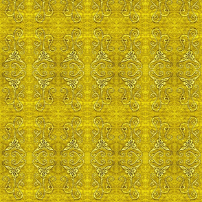 loopy gold knot tile