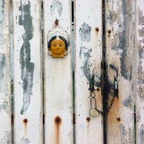 The Gate with a Face, Pondicherry, India