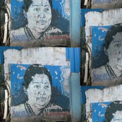 Street Art Chennai - Popular Politician