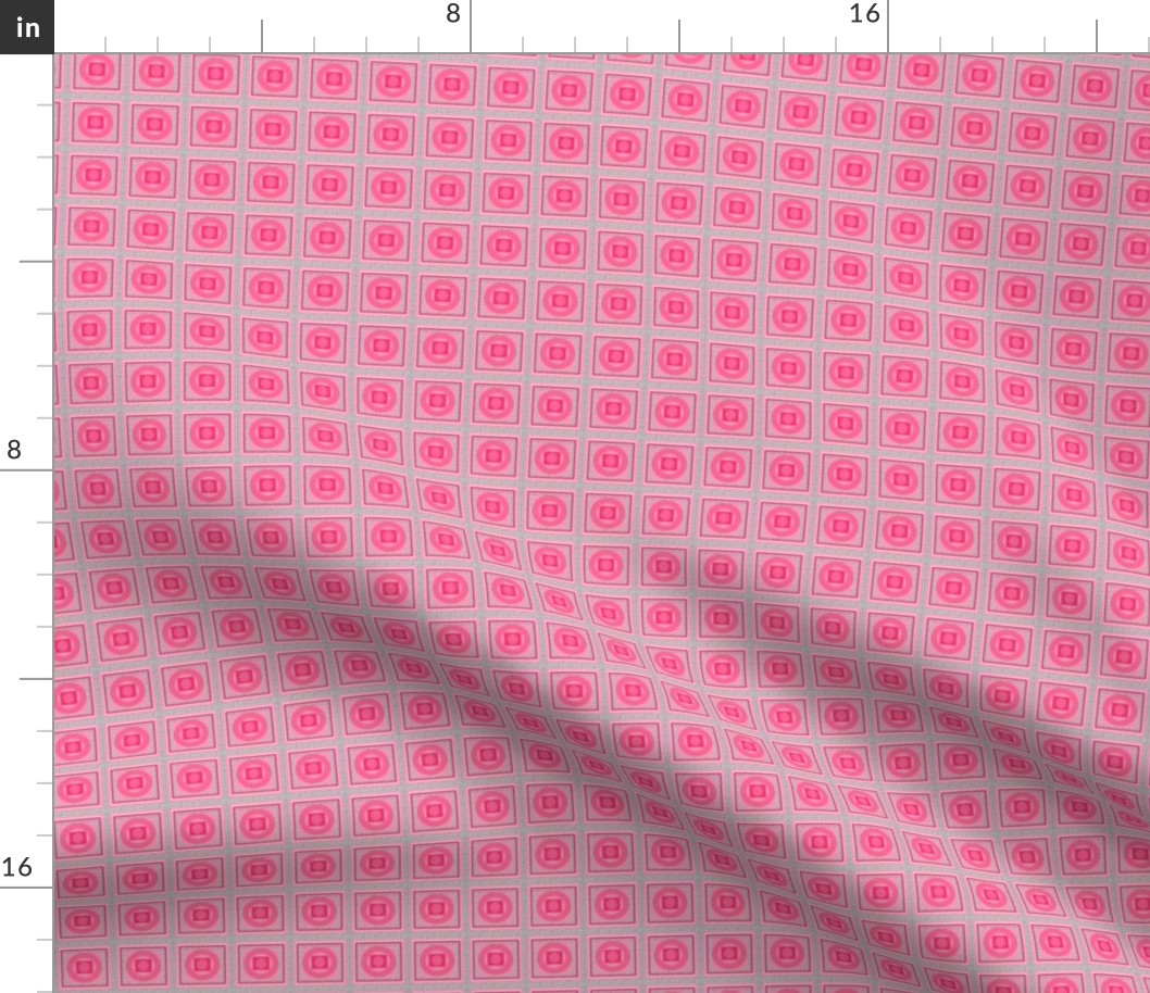 Pink on Gauzy Weave