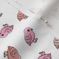 The Birds cool summer design pastel colorf tossed