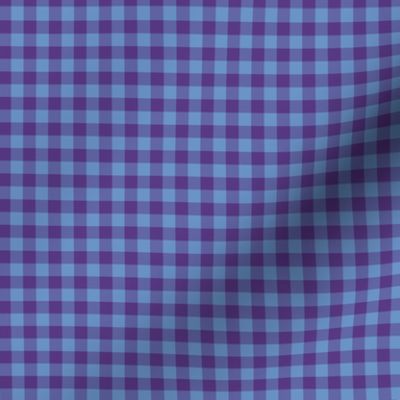 blueberry gingham, 1/4" squares 