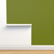 olive green gingham, 1/4" squares 