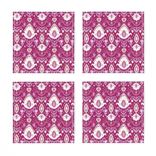 Berry Purple Ikat