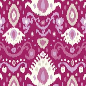 Berry Purple Ikat