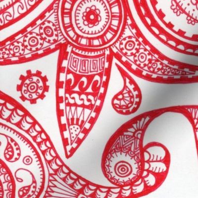 Red Paisley