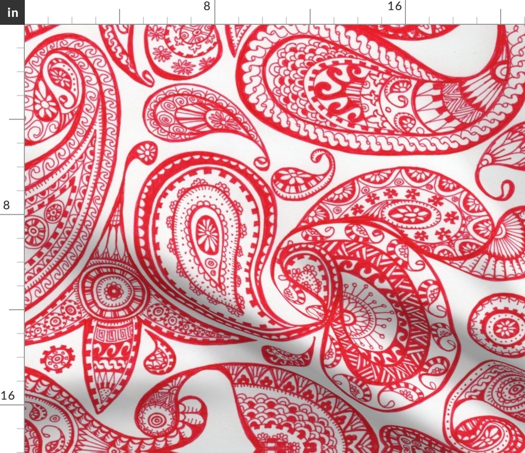 Red Paisley